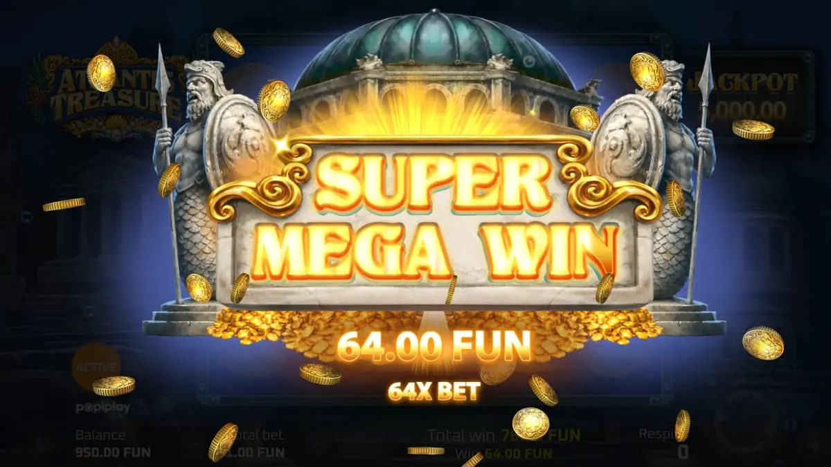 Tampilan visual slot Atlantis Treasure dengan tema steampunk bawah laut