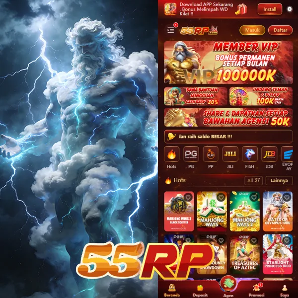 55RP Bonus Member Baru 100%